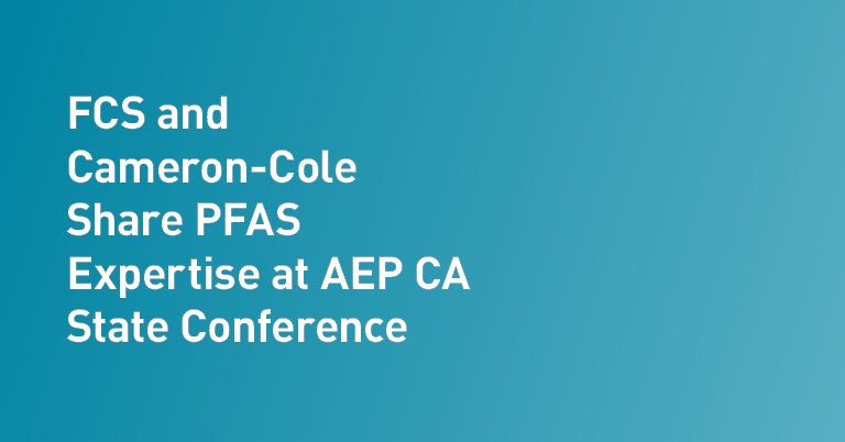FCS Cameron Cole share PFAS expertise