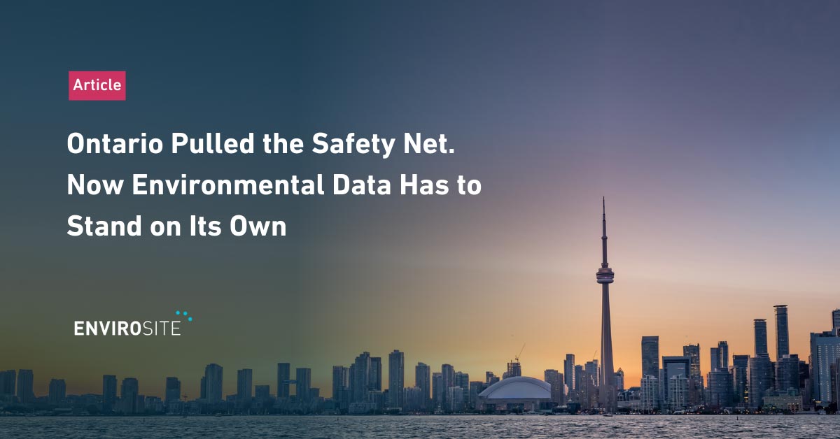 Ontario Pulled the Safety Net. Now Environmental Data Has to Stand on Its Own thumbnail